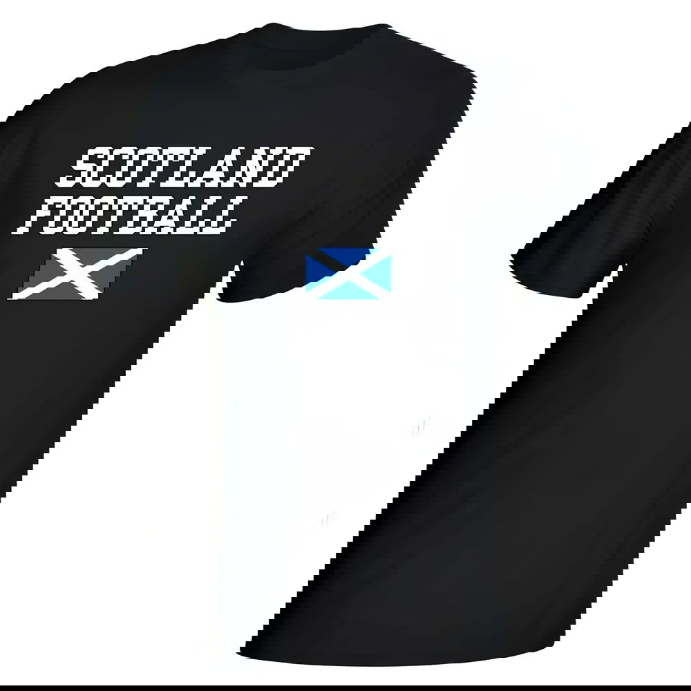 Scotland Football T-Shirt - Black