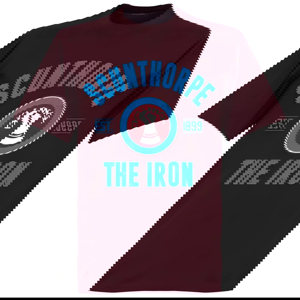 Scunthorpe Established T-Shirt - Maroon
