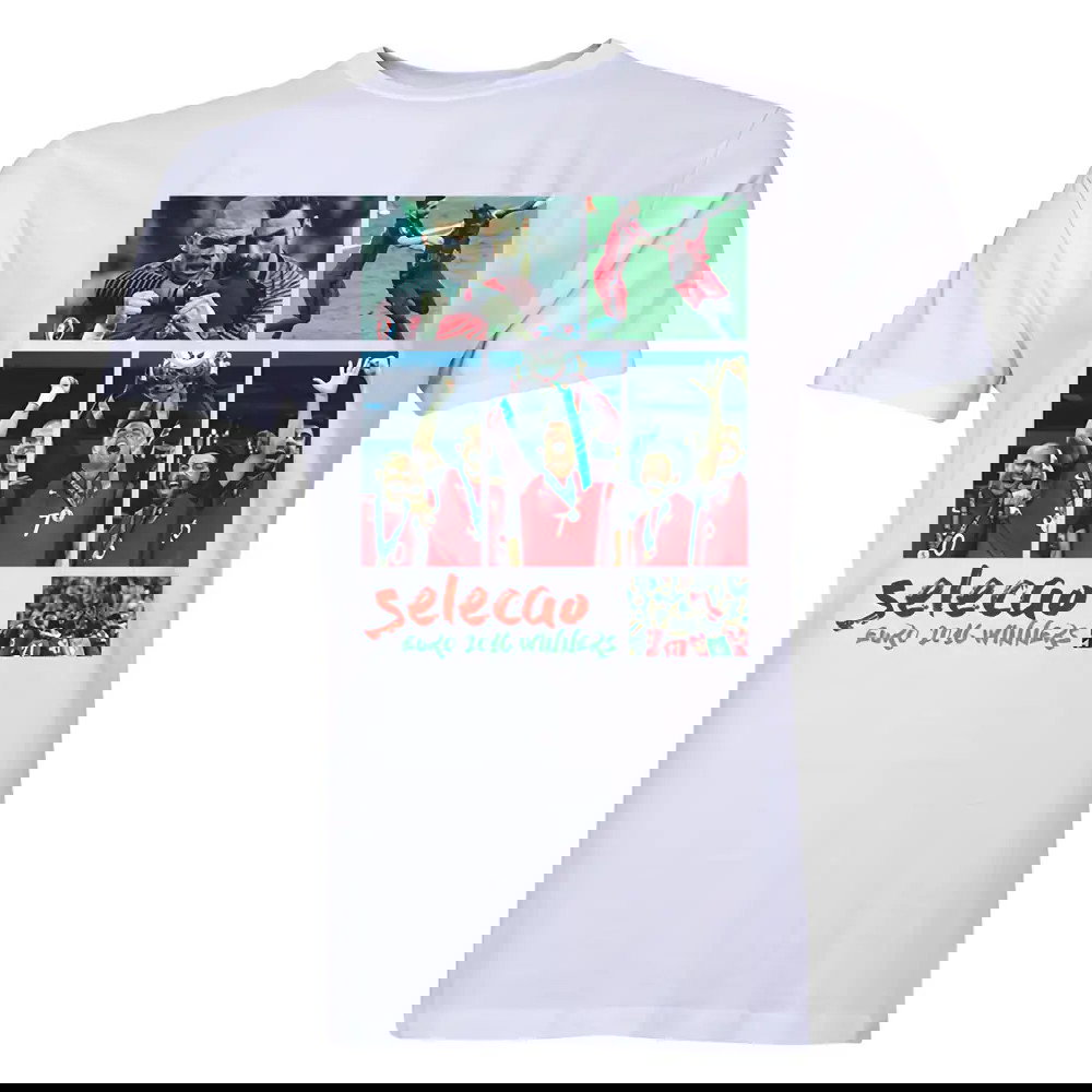 Portugal Selecao Euro 2016 Winners T-Shirt (White)
