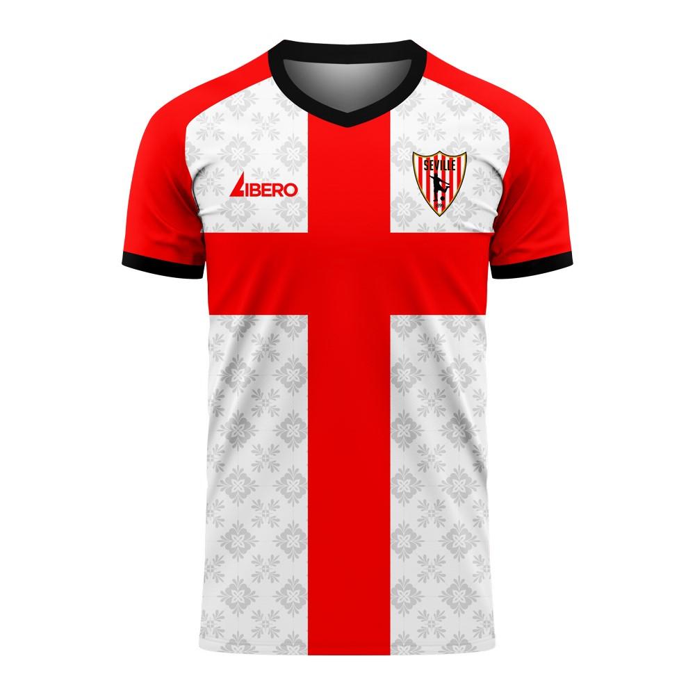  Seville 2025-2026 Home Concept Football Kit (Libero) (TECATITO 9)