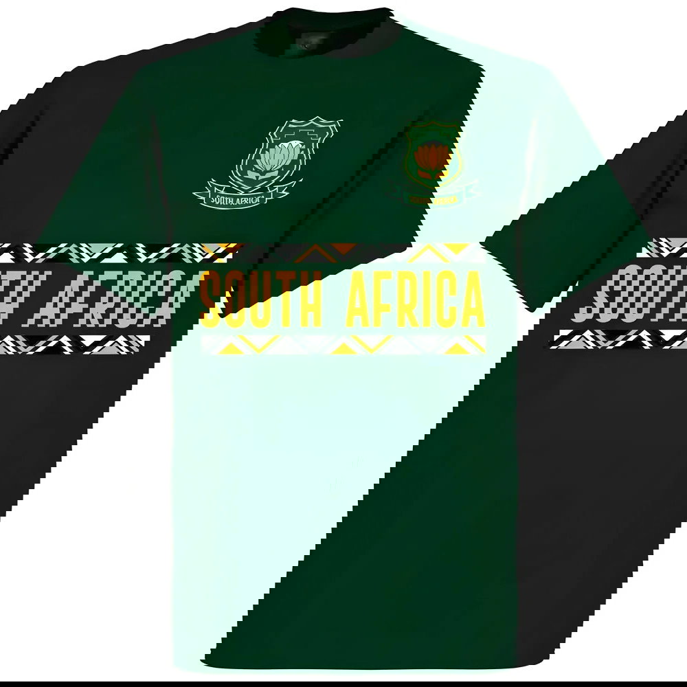 South Africa Rugby Team T-shirt - Bottle Green