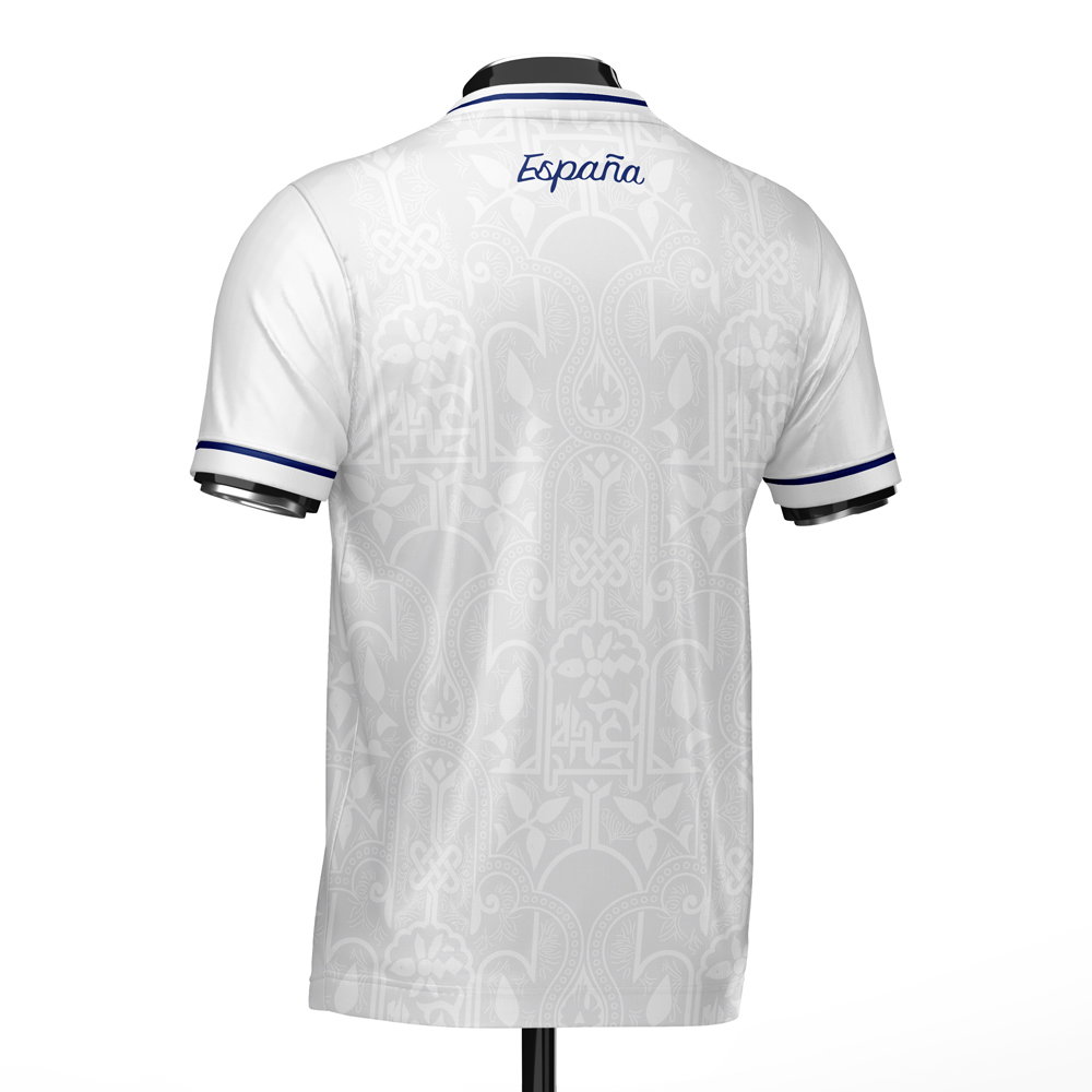 Spain DNA White Concept Football Jersey (Wolvate)