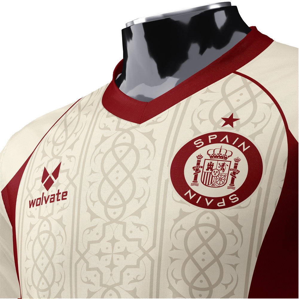 Spain DNA Concept Football Jersey (Wolvate) Adult Short Sleeve