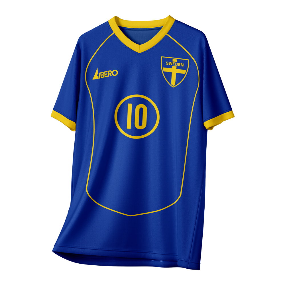 Zlatan Ibrahimovic 10 Sweden Vintage Style Concept Shirt kids Kids Short Sleeve