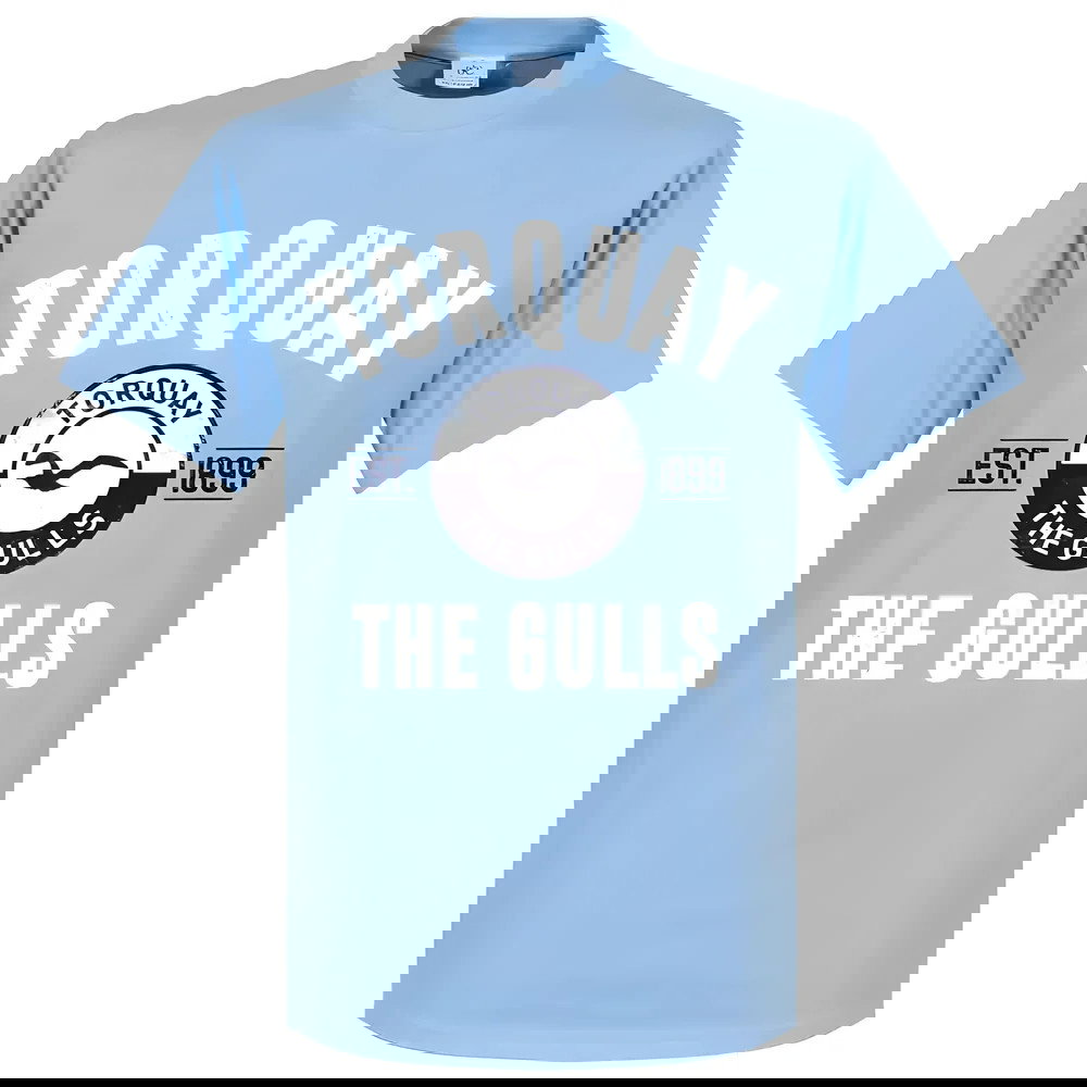 Torquay Established T-Shirt - Sky