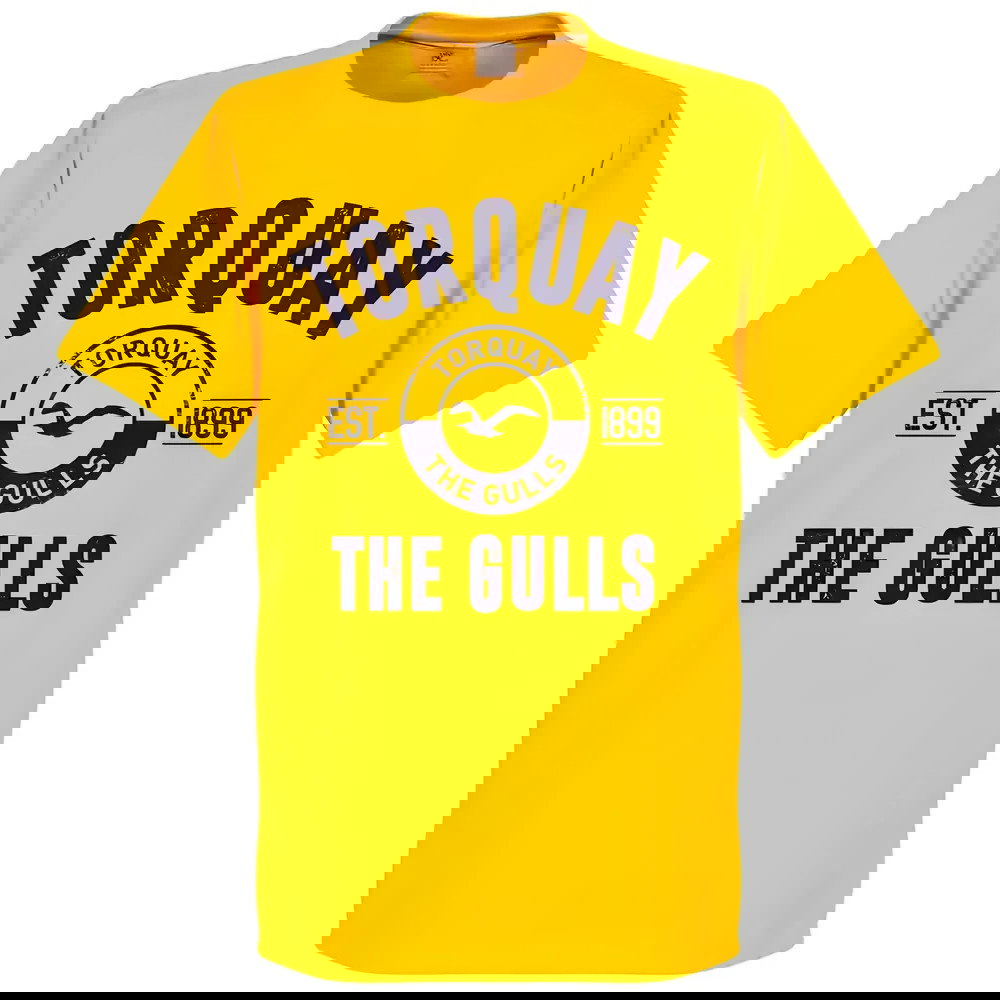 Torquay Established T-Shirt - Yellow