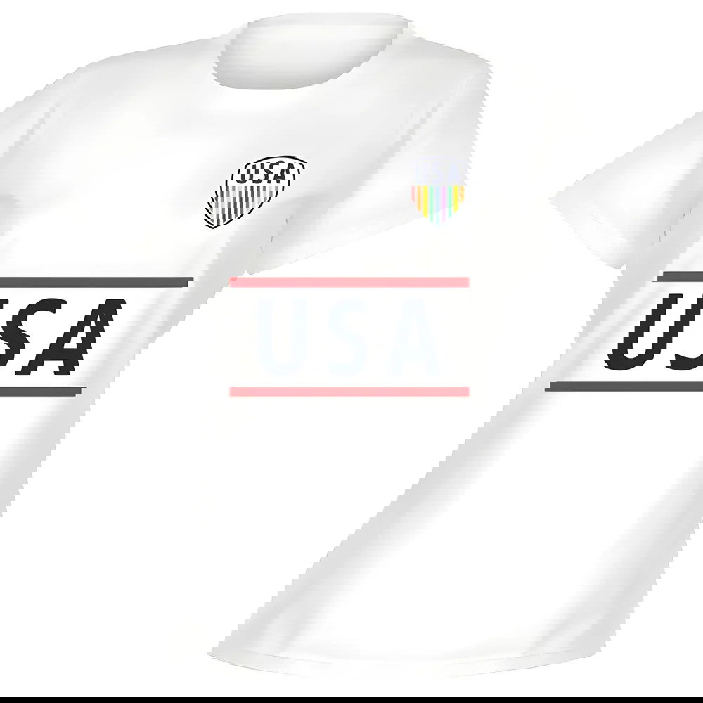 USA Team Pride Womens T-Shirt - White