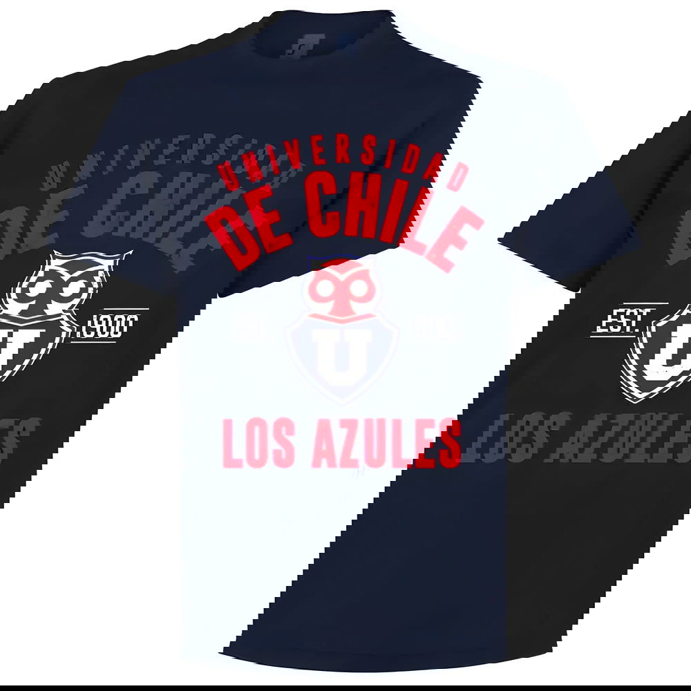 Universidad de Chile Established T-Shirt - Navy