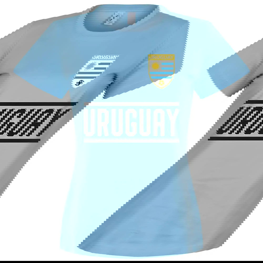Uruguay Team Womens T-Shirt - Sky