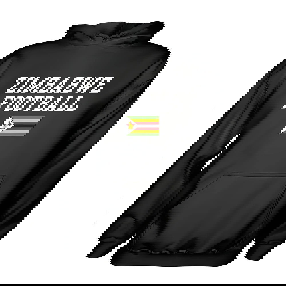 Zimbabwe Football Hoodie - Black