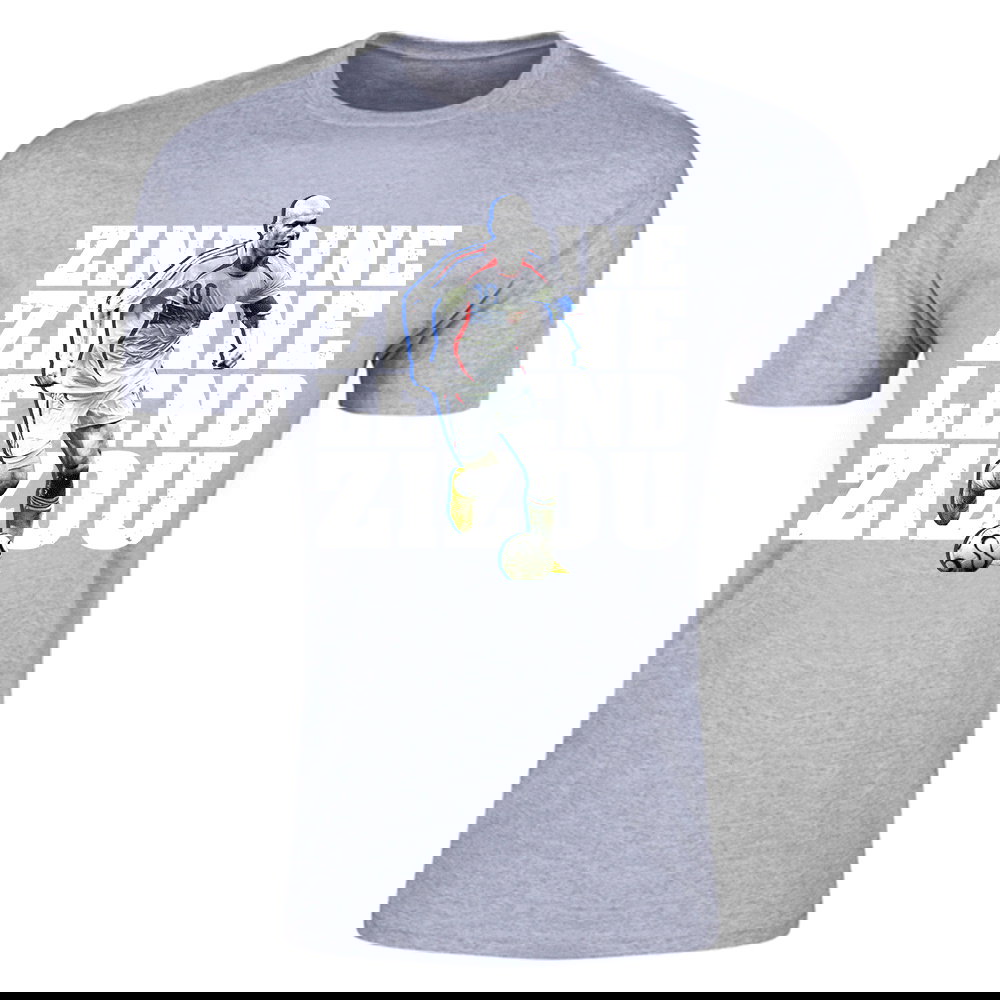 Zinedine Zidane France Legend T-Shirt (Grey)