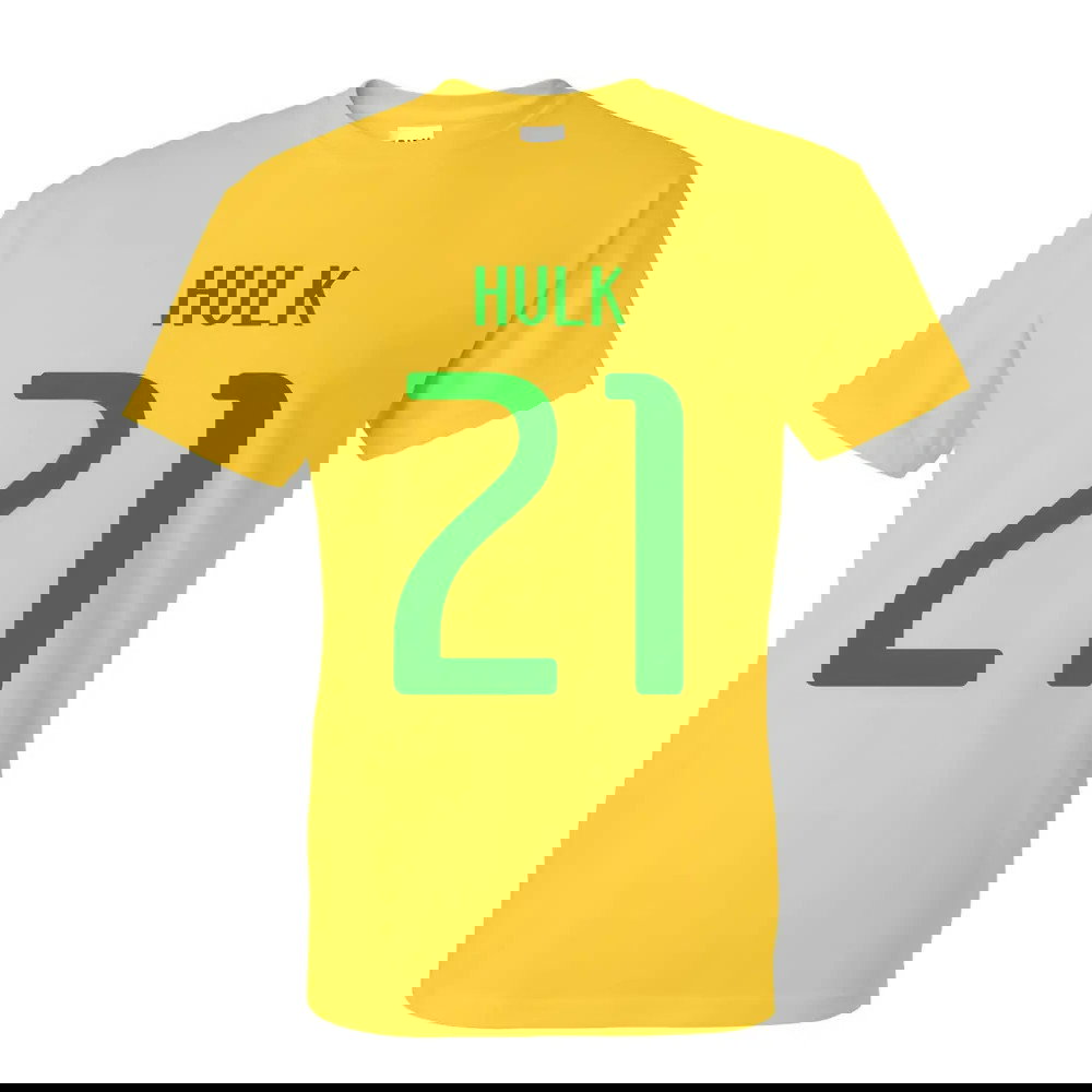 Hulk Brazil Hero T-shirt (yellow)