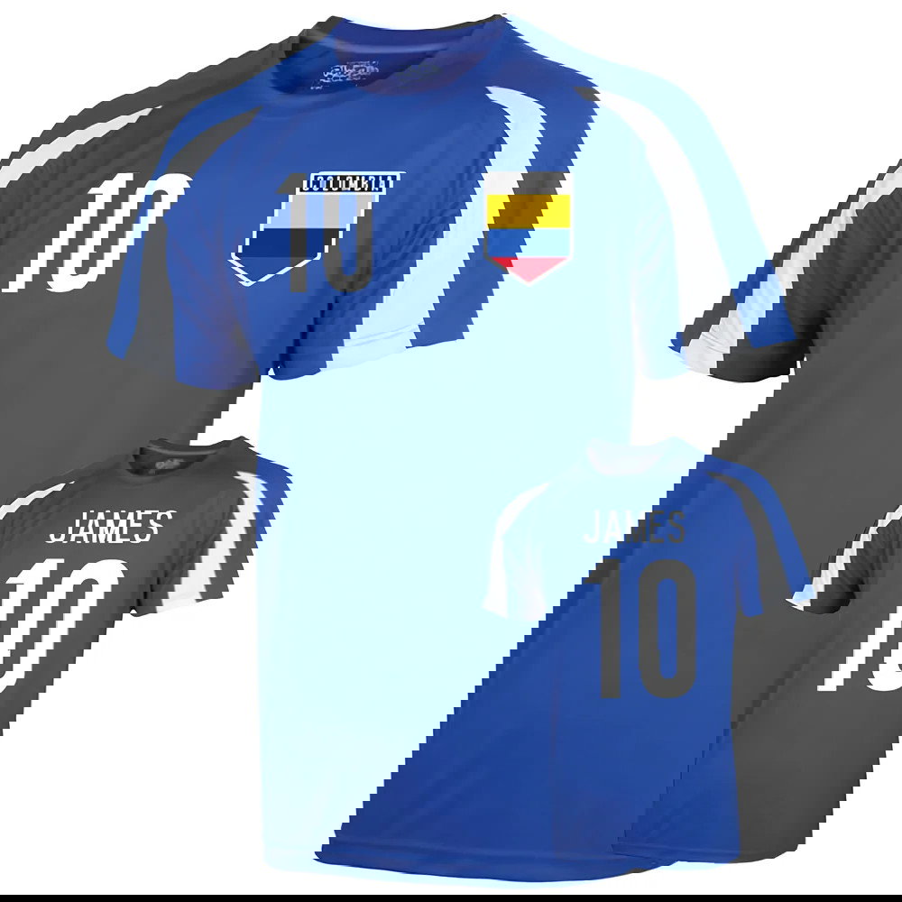 Colombia Sports Training Jersey (james 10) - Kids