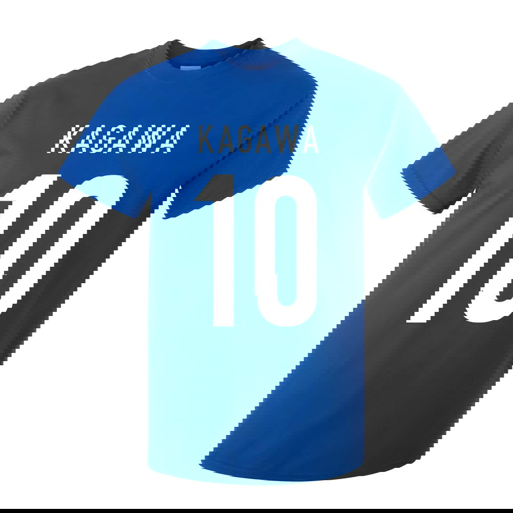 Shinji Kagawa Japan Hero T-shirt (blue)