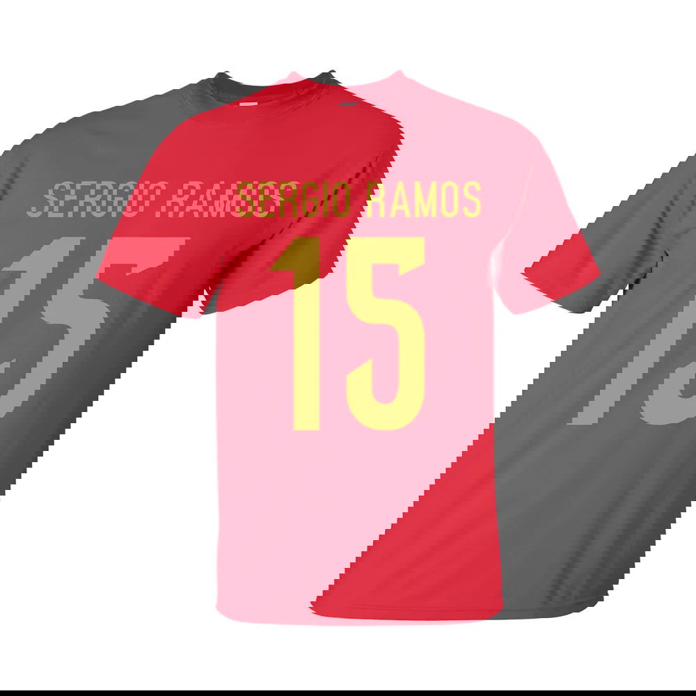 Sergio Ramos Spain Hero T-shirt (red)