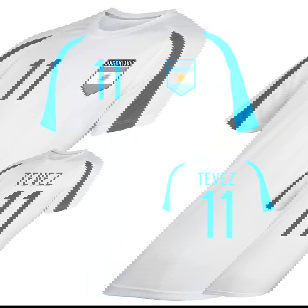 Argentina Sports Training Jersey (tevez 11) - Kids