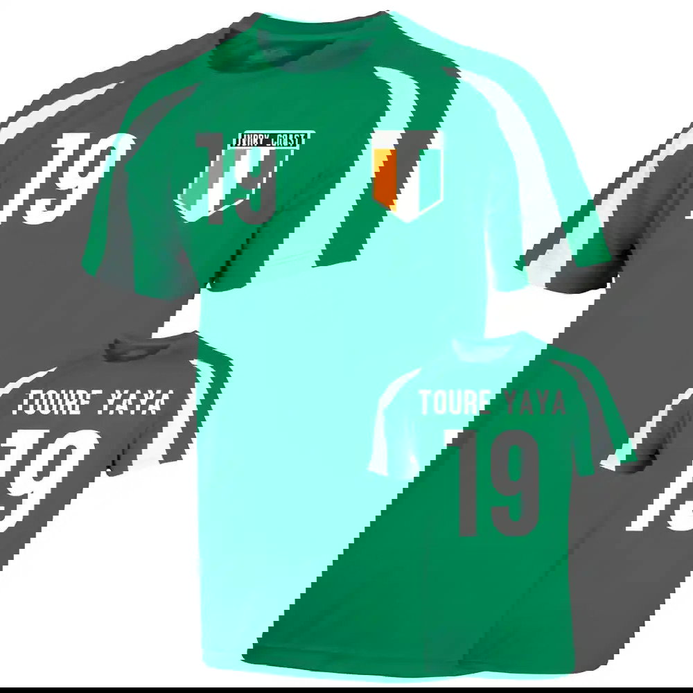 Ivory Coast Sports Training Jersey (toure Yaya 19) - Kids