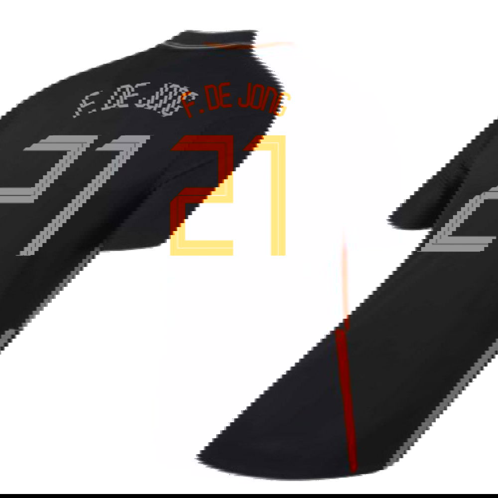 2020-2021 Holland Away Nike Football Shirt (F. DE JONG 21)
