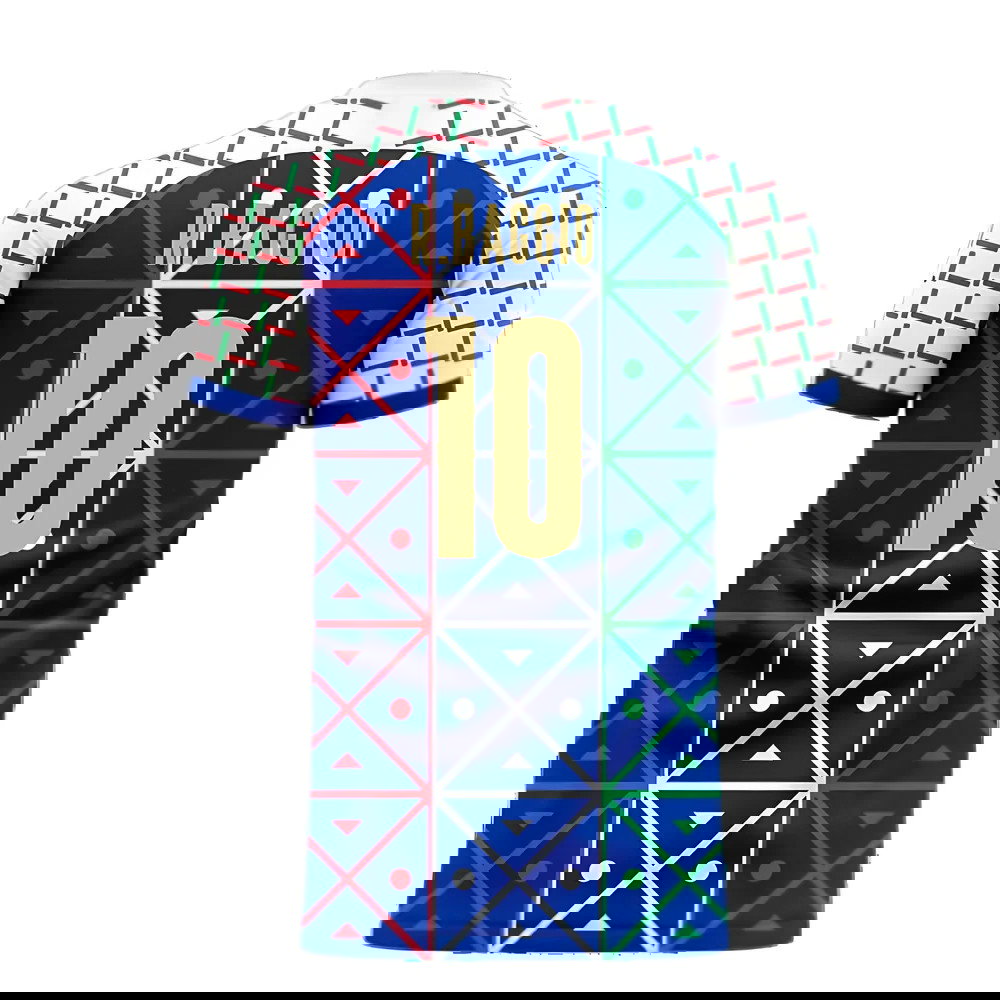 Italy 2025-2026 Renaissance Home Concept Football Kit (Libero) (R.BAGGIO 10)