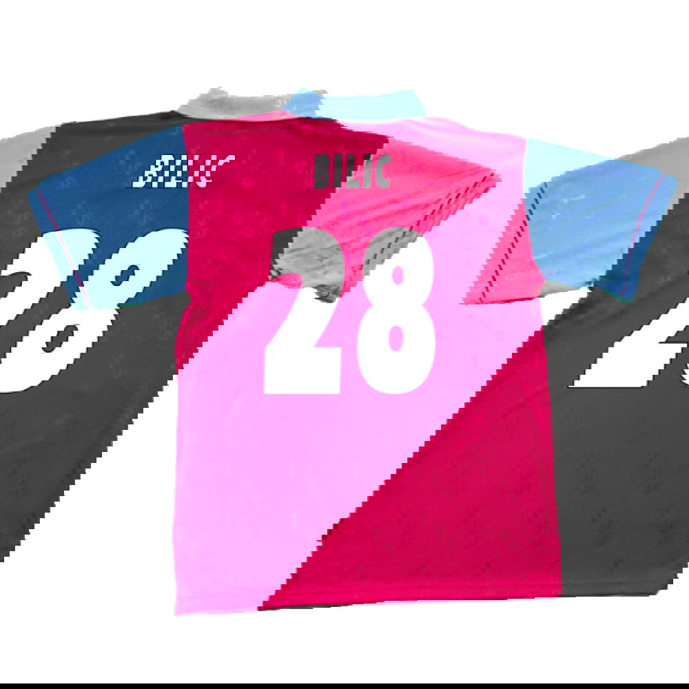 1995-1996 West Ham Centenary Pony Home Shirt (Bilic 28)