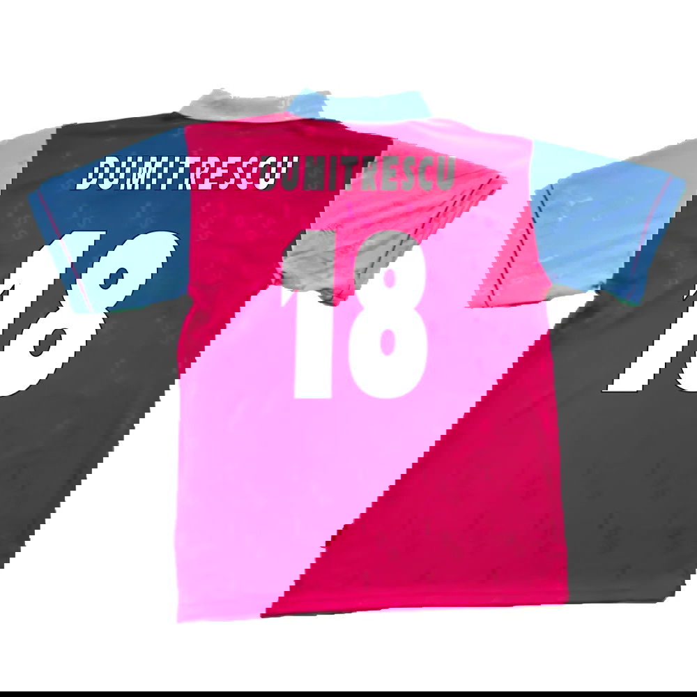 1995-1996 West Ham Centenary Pony Home Shirt (Dumitrescu 18)