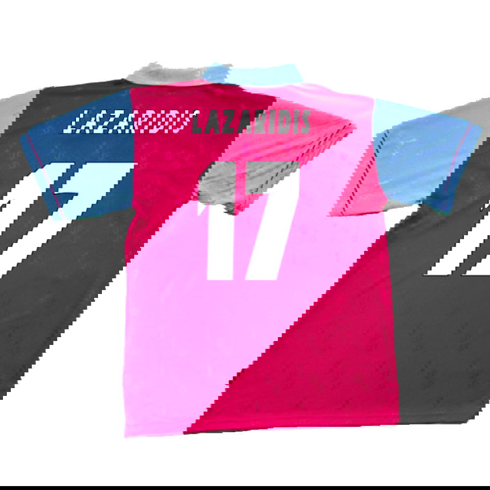 1995-1996 West Ham Centenary Pony Home Shirt (Lazaridis 17)