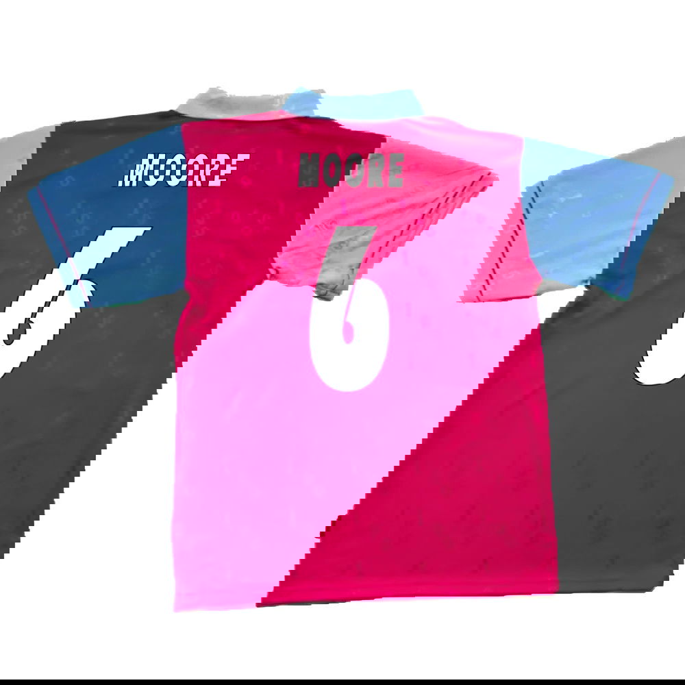 1995-1996 West Ham Centenary Pony Home Shirt (MOORE 6)