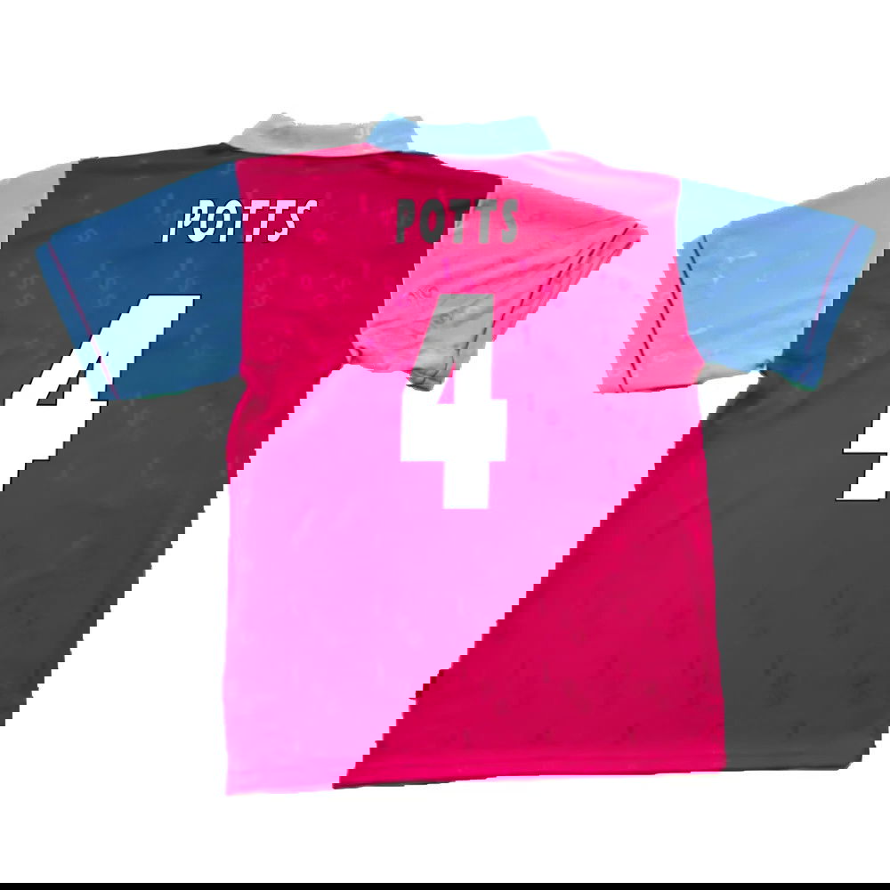 1995-1996 West Ham Centenary Pony Home Shirt (Potts 4)