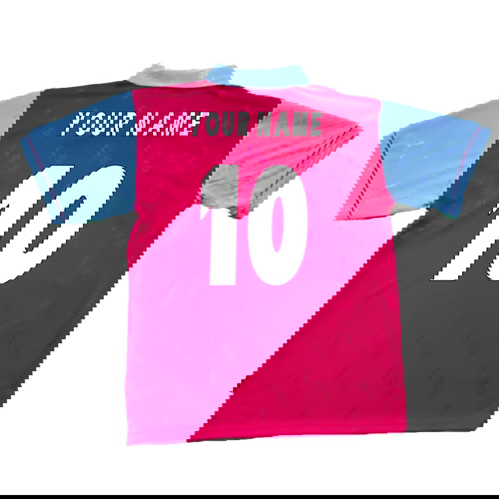 1995-1996 West Ham Centenary Pony Home Shirt (Your Name)