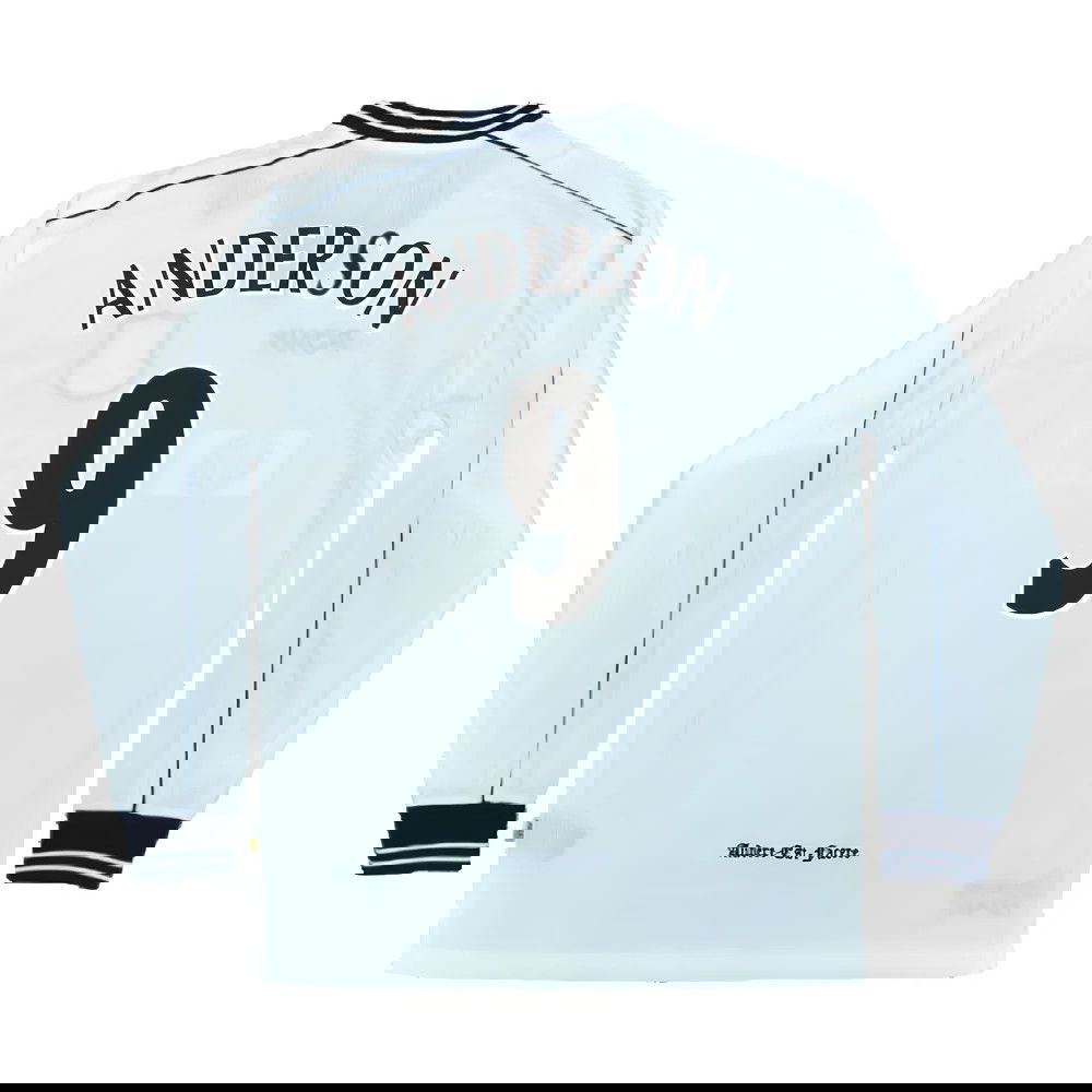 1997-1999 Tottenham Home LS Pony Retro Shirt (Anderson 9)