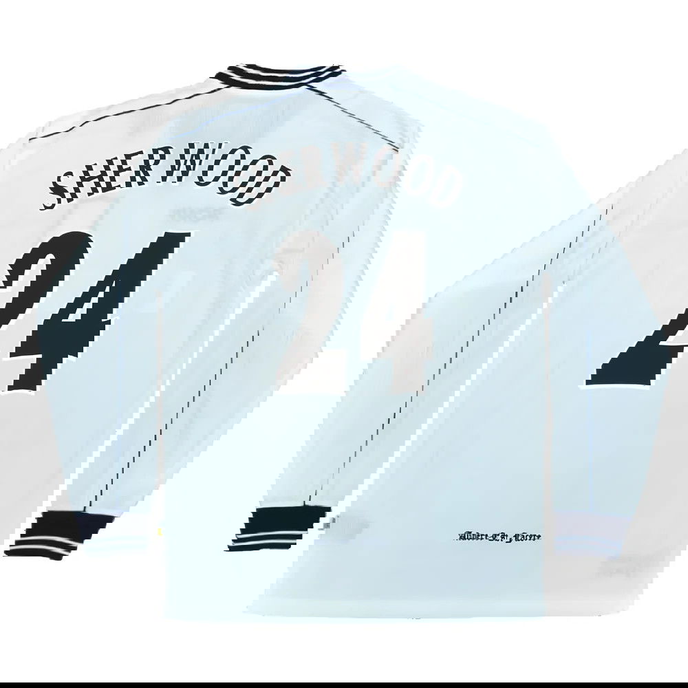 1997-1999 Tottenham Home LS Pony Retro Shirt (Sherwood 24)