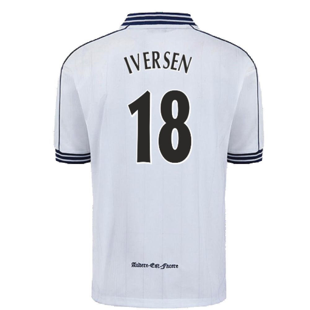 1997-1999 Tottenham Home Pony Retro Shirt (Iversen 18)