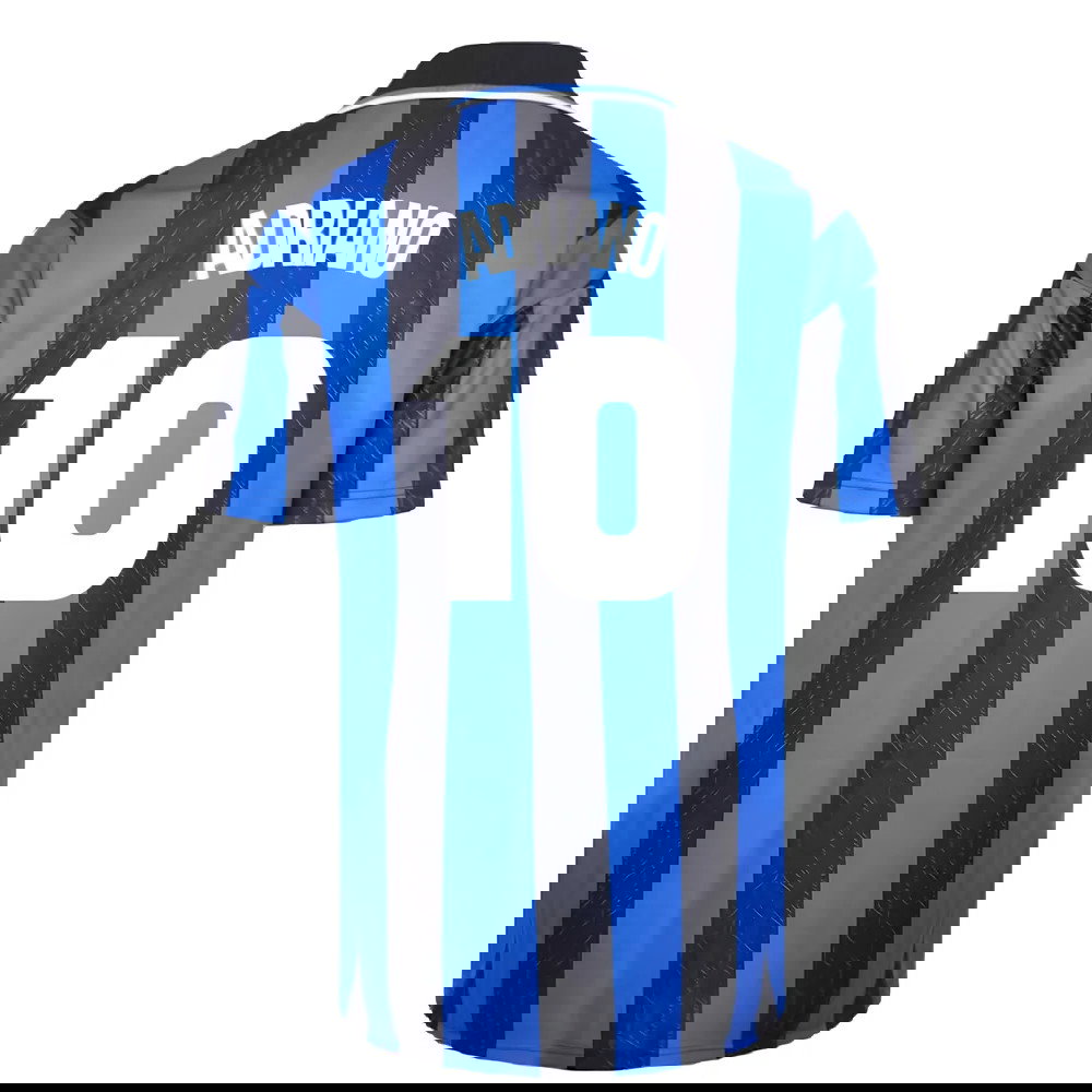 1998 Inter Milan Score Draw Home Shirt (M) (Excellent) (ADRIANO 10)