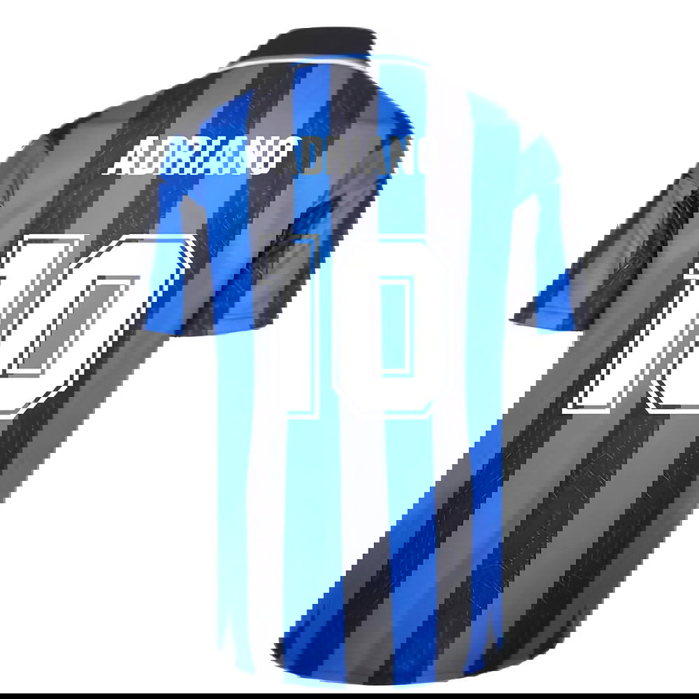 1998 Inter Milan Score Draw Home Shirt (ADRIANO 10)