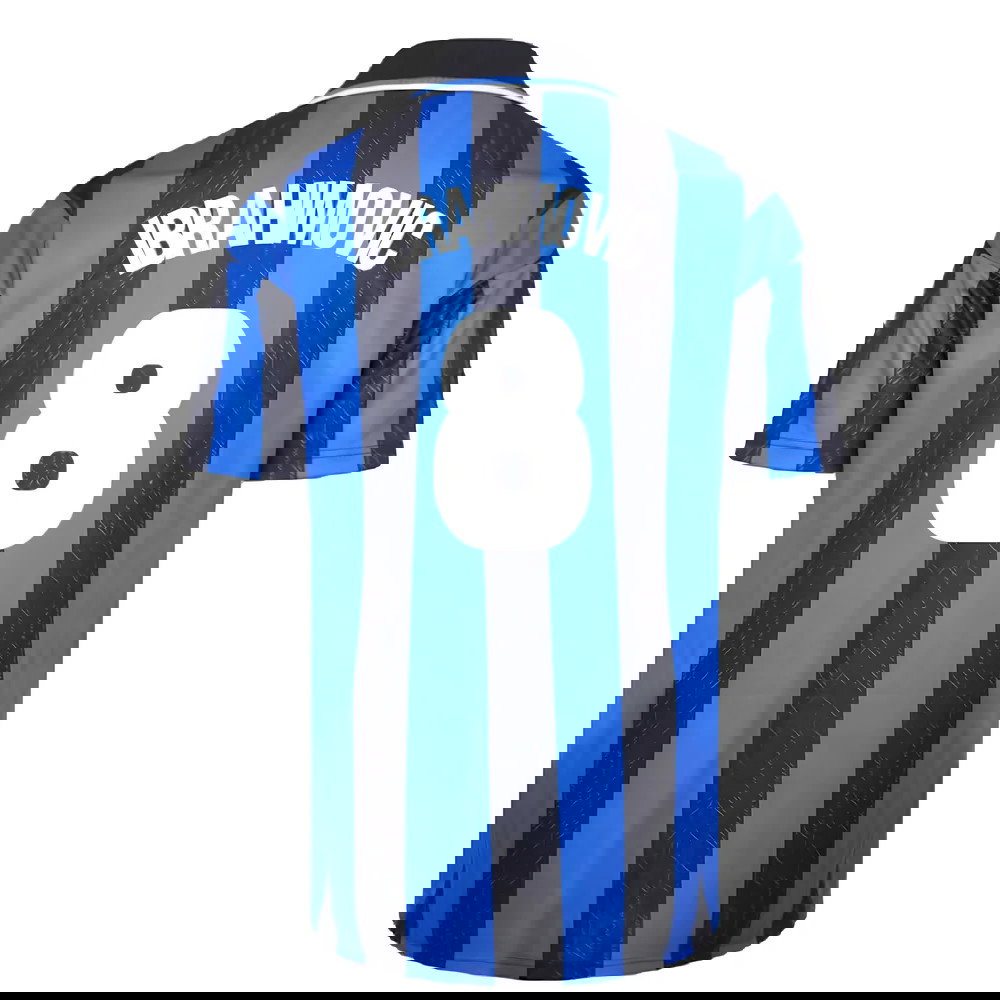 1998 Inter Milan Score Draw Home Shirt (M) (Excellent) (IBRAHIMOVIC 8)