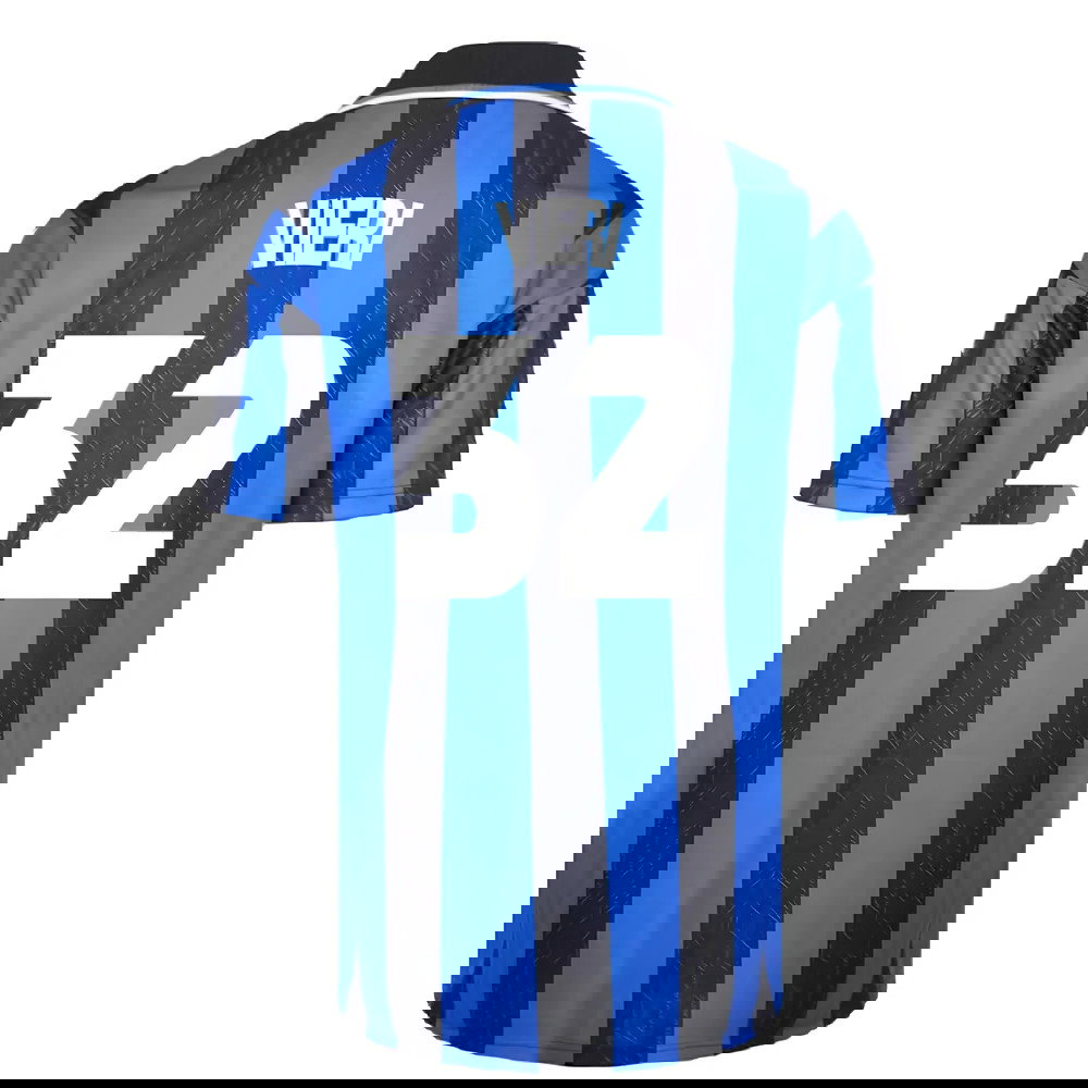 1998 Inter Milan Score Draw Home Shirt (M) (Excellent) (VIERI 32)