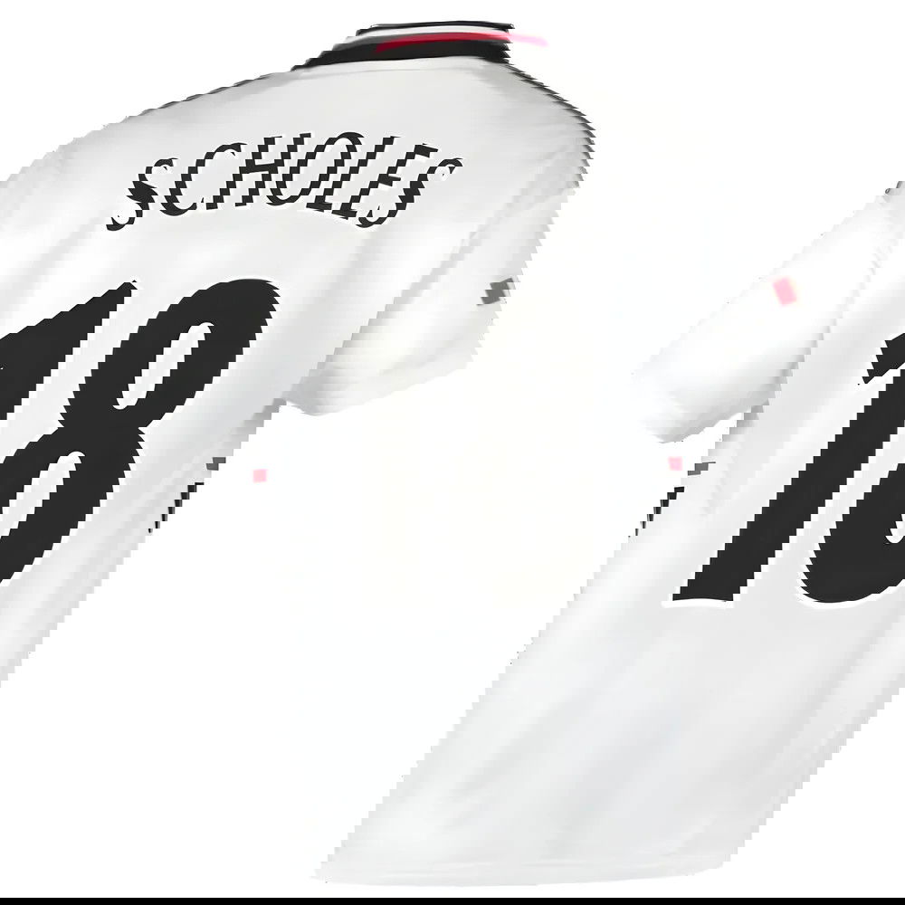 1999 Manchester United Away Football Shirt (SCHOLES 18)