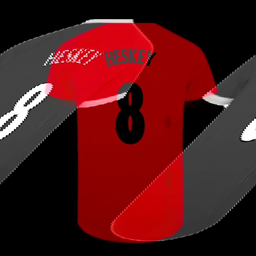 2001-2003 Liverpool Retro Euro Home Shirt (Heskey 8)