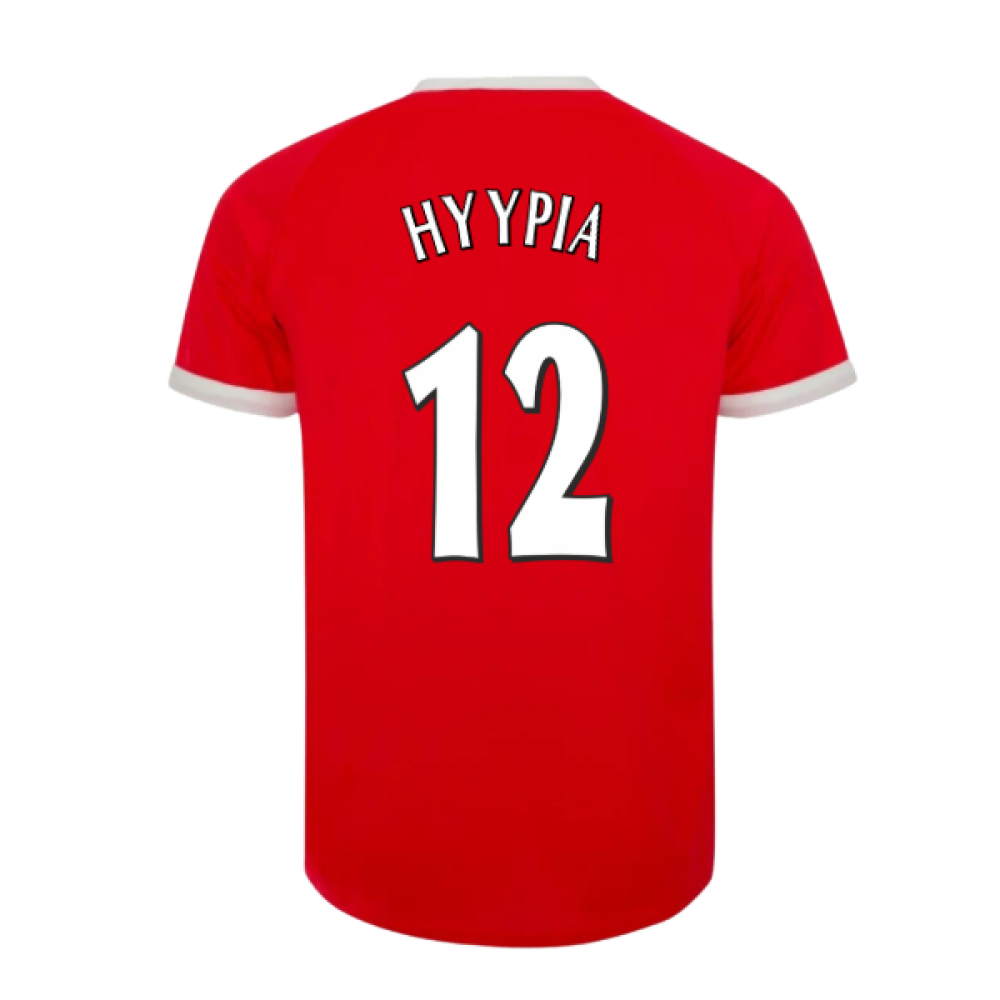 2001-2003 Liverpool Retro Euro Home Shirt (HYYPIA 12)