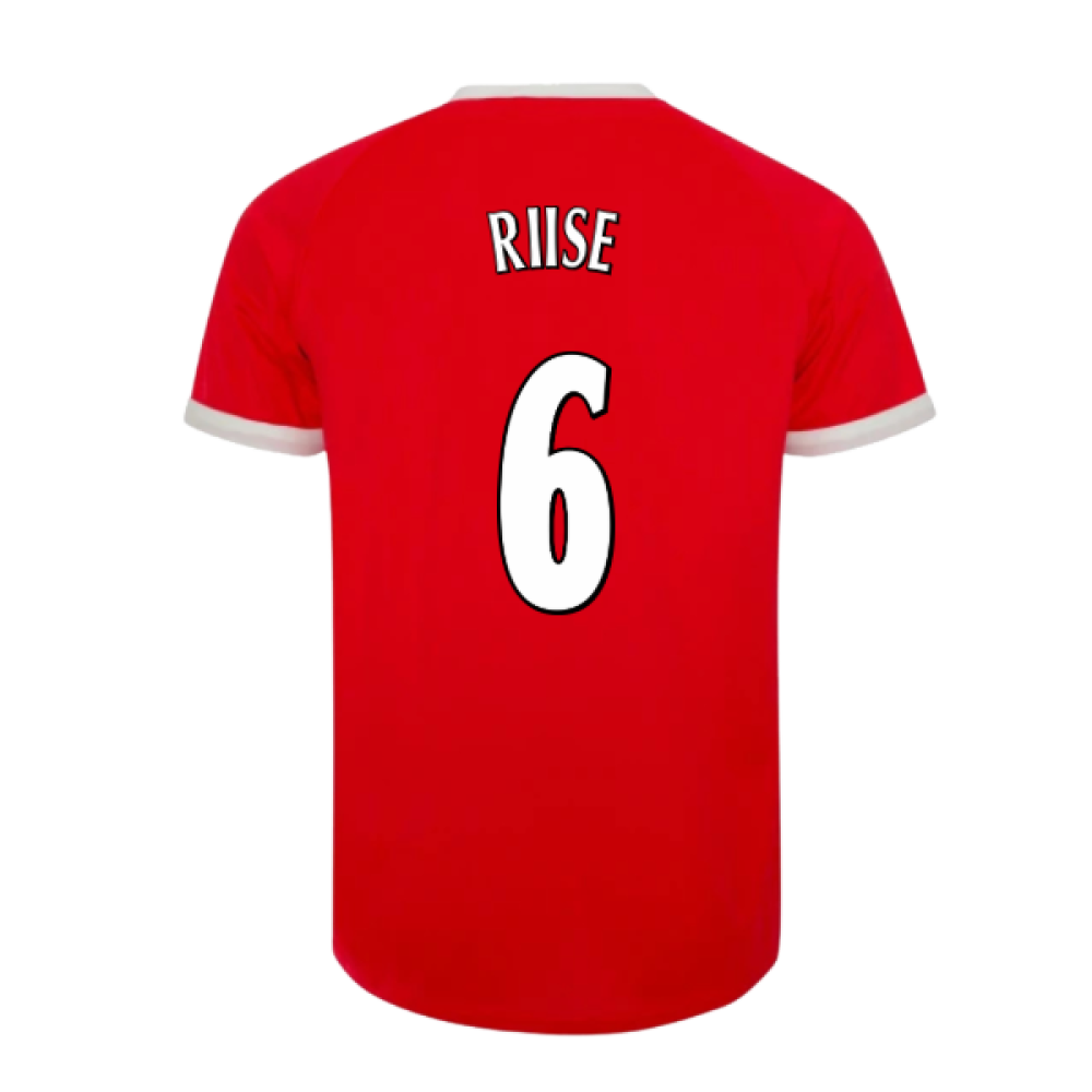 2001-2003 Liverpool Retro Euro Home Shirt (RIISE 6)