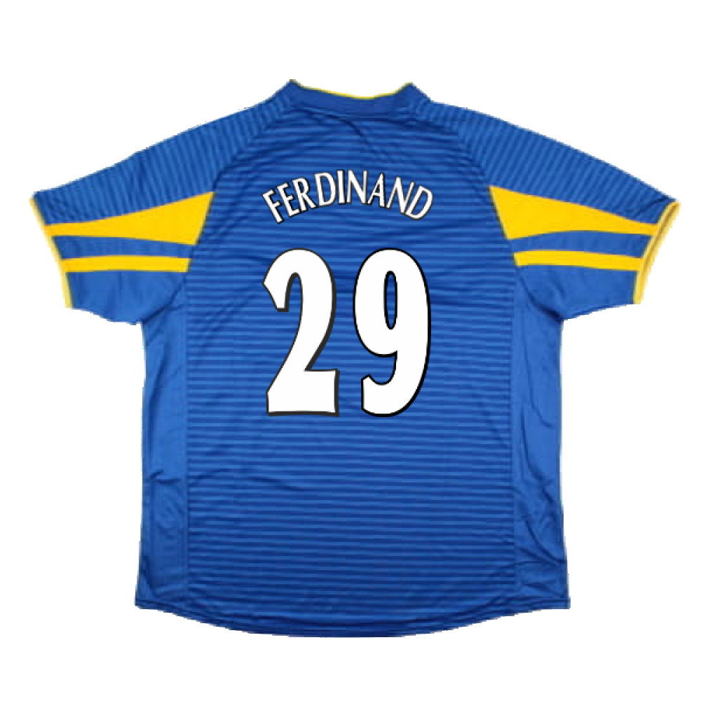2002 Leeds United Third Retro Shirt (Ferdinand 29)