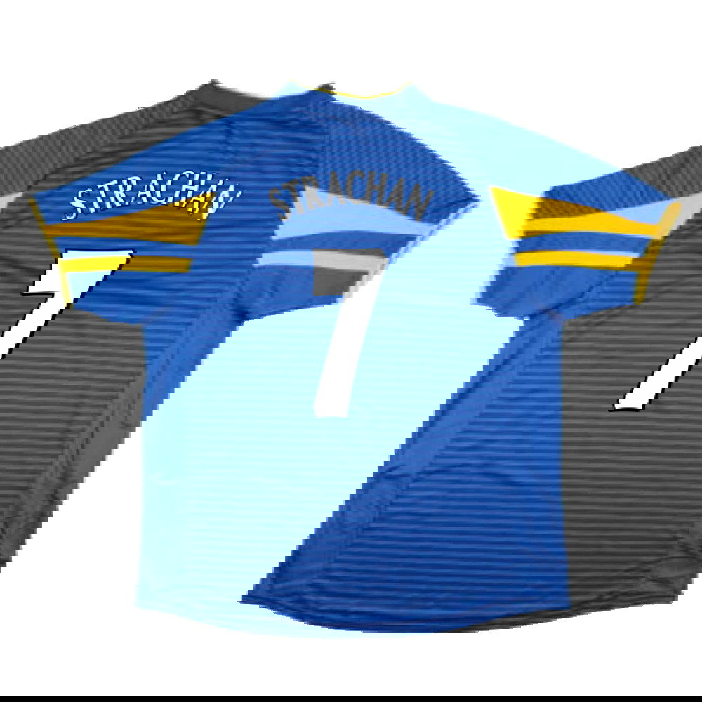 2002 Leeds United Third Retro Shirt (STRACHAN 7)