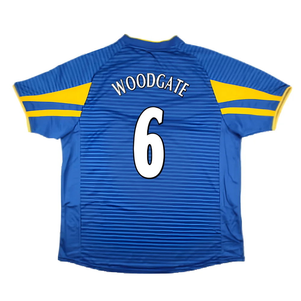 2002 Leeds United Third Retro Shirt (Woodgate 6)