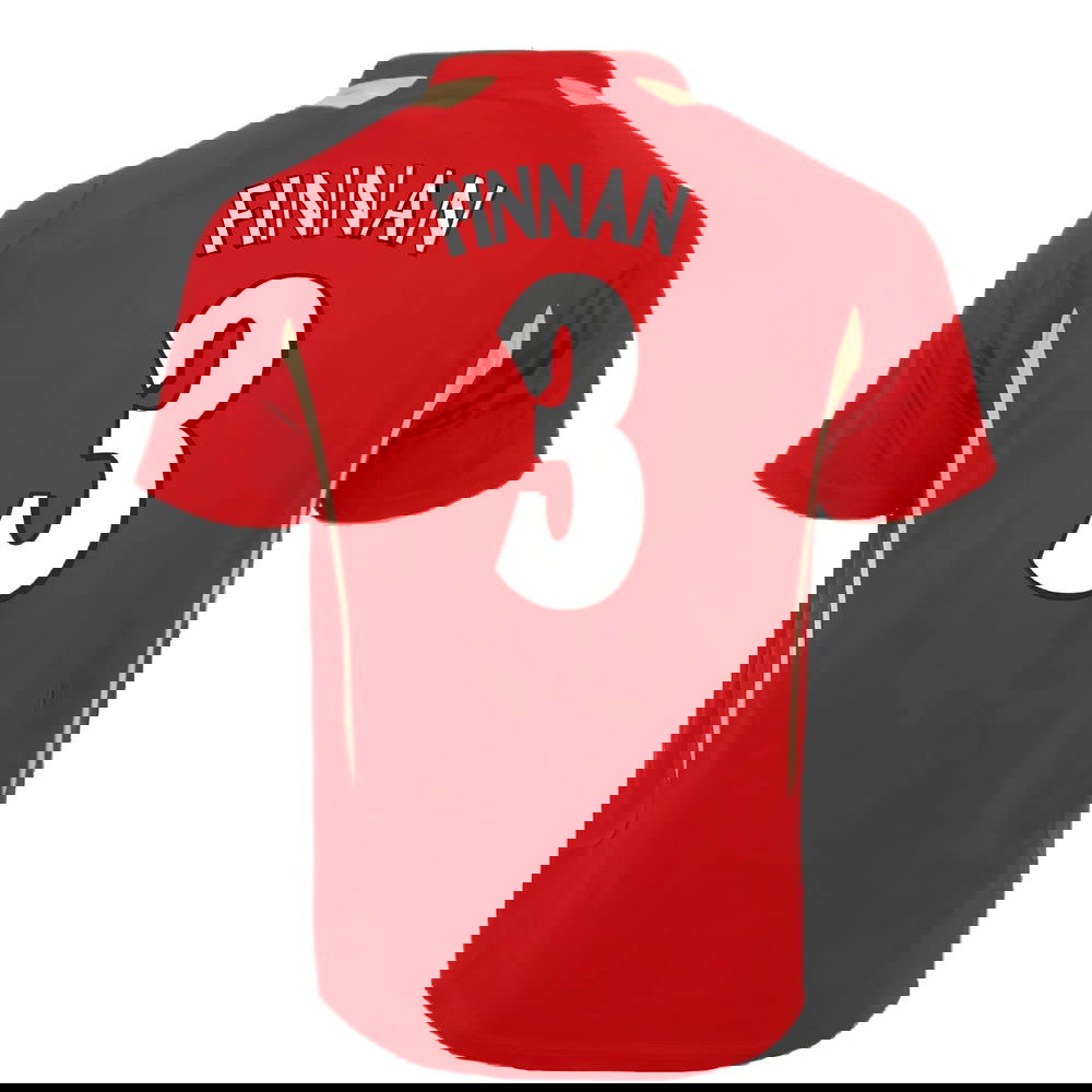 2005-2006 Liverpool Home CL Retro Shirt (Finnan 3)