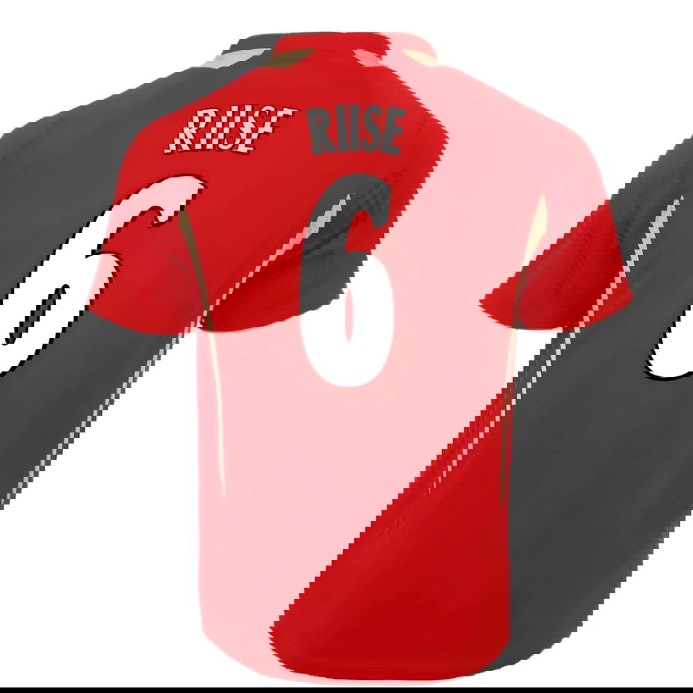 2005-2006 Liverpool Home CL Retro Shirt (Riise 6)