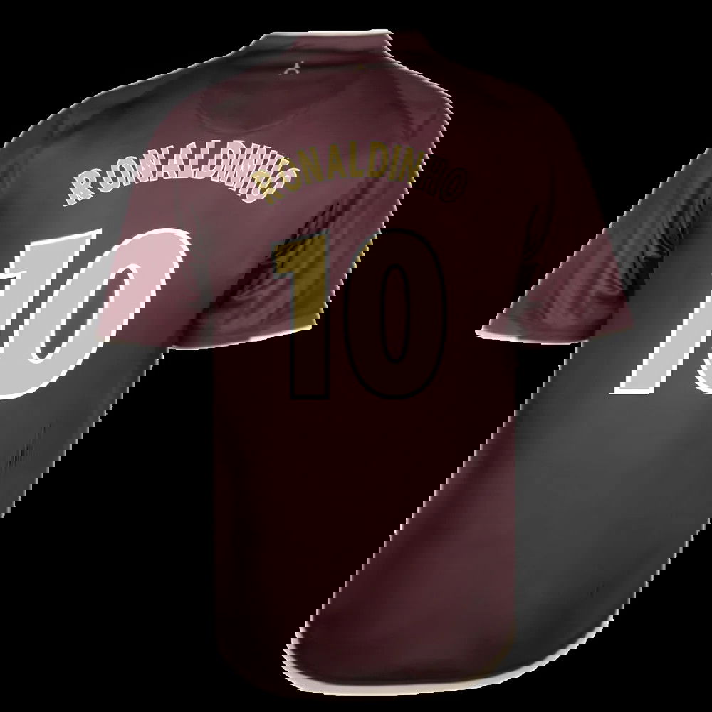 2006-2007 PSG Away Retro Shirt (RONALDINHO 10)