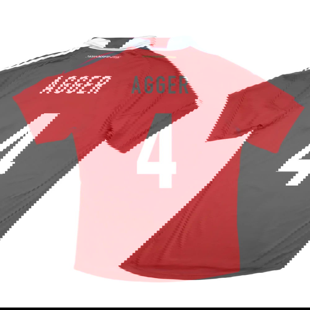 2010-2011 Denmark Home Shirt (Agger 4)