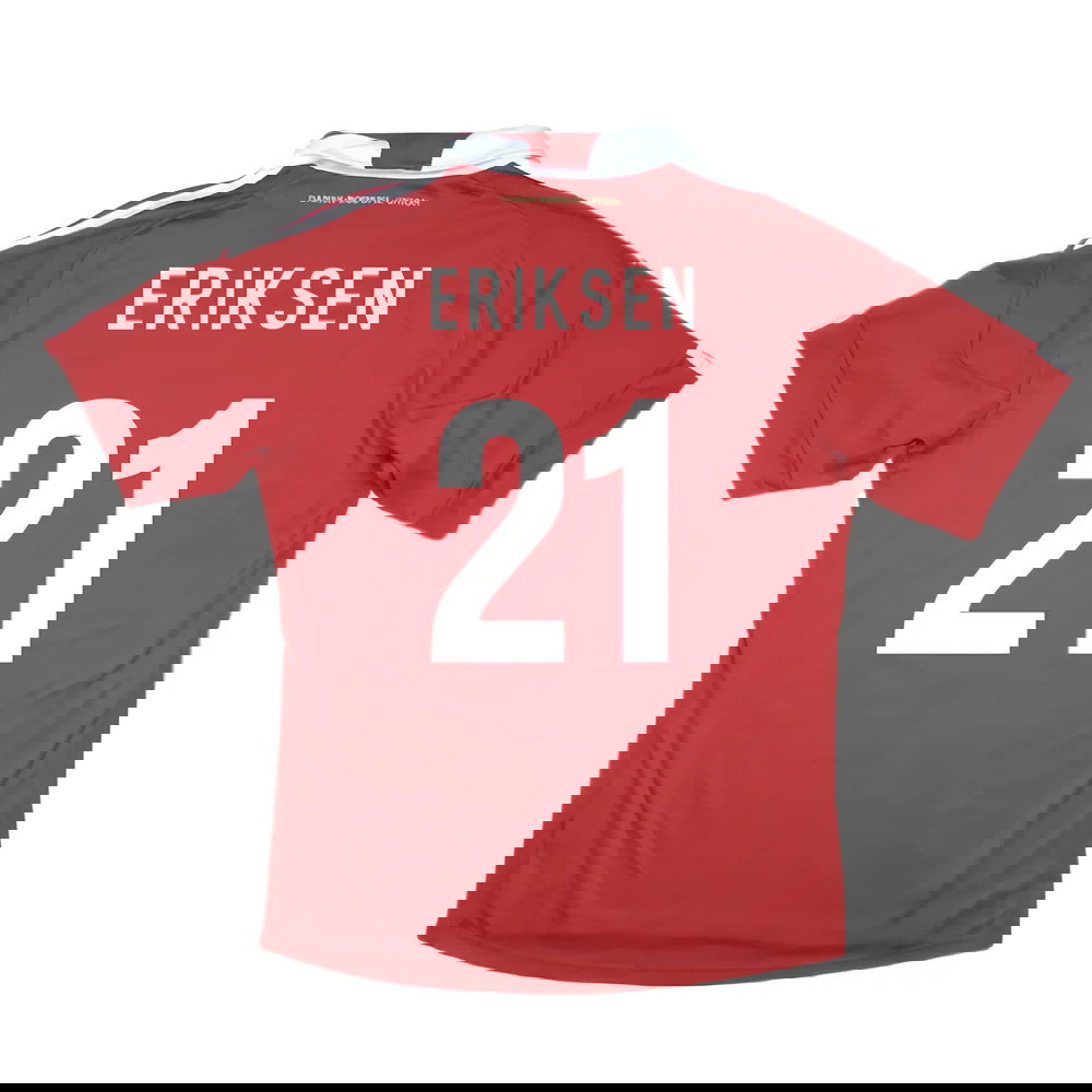 2010-2011 Denmark Home Shirt (Eriksen 21)