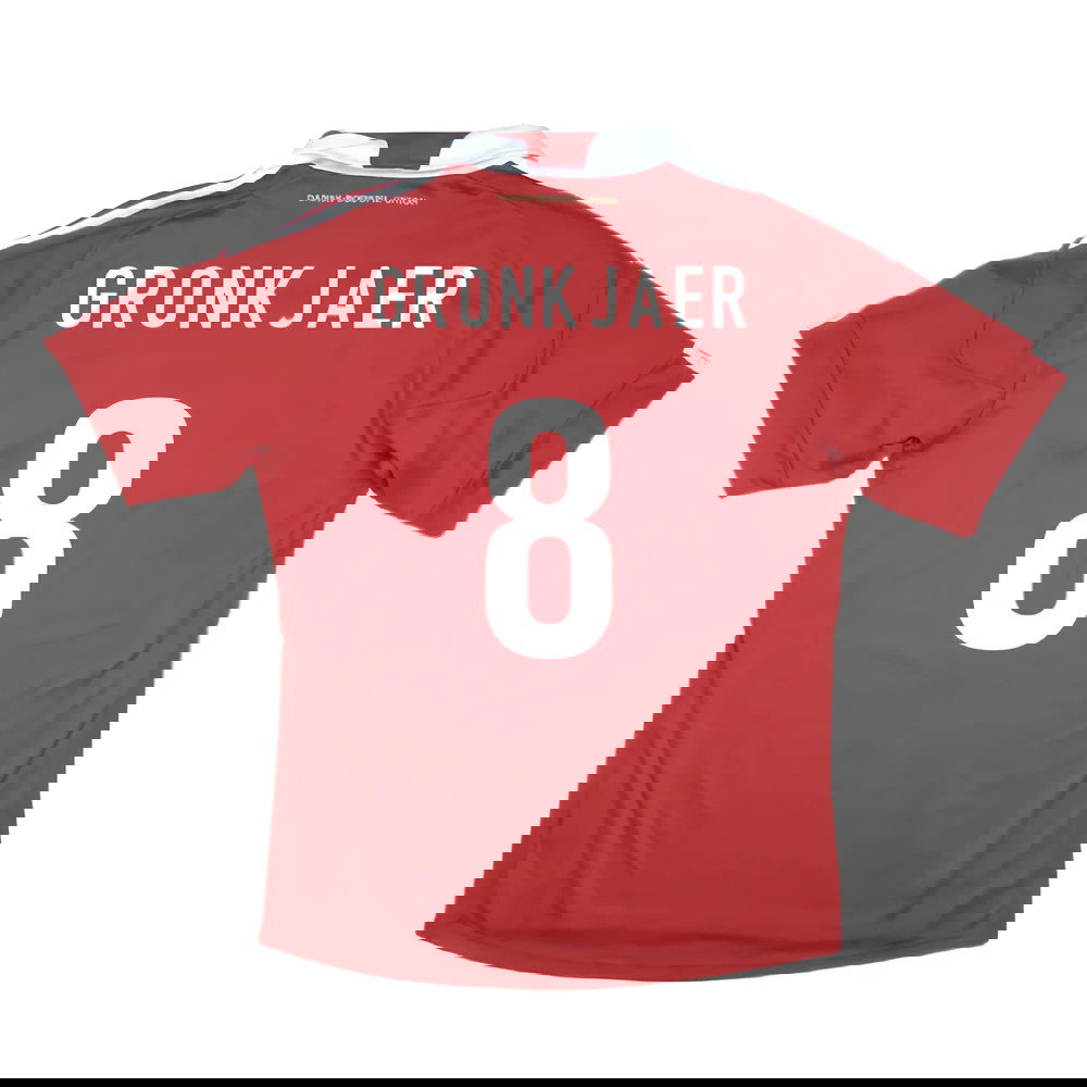 2010-2011 Denmark Home Shirt (Gronkjaer 8)