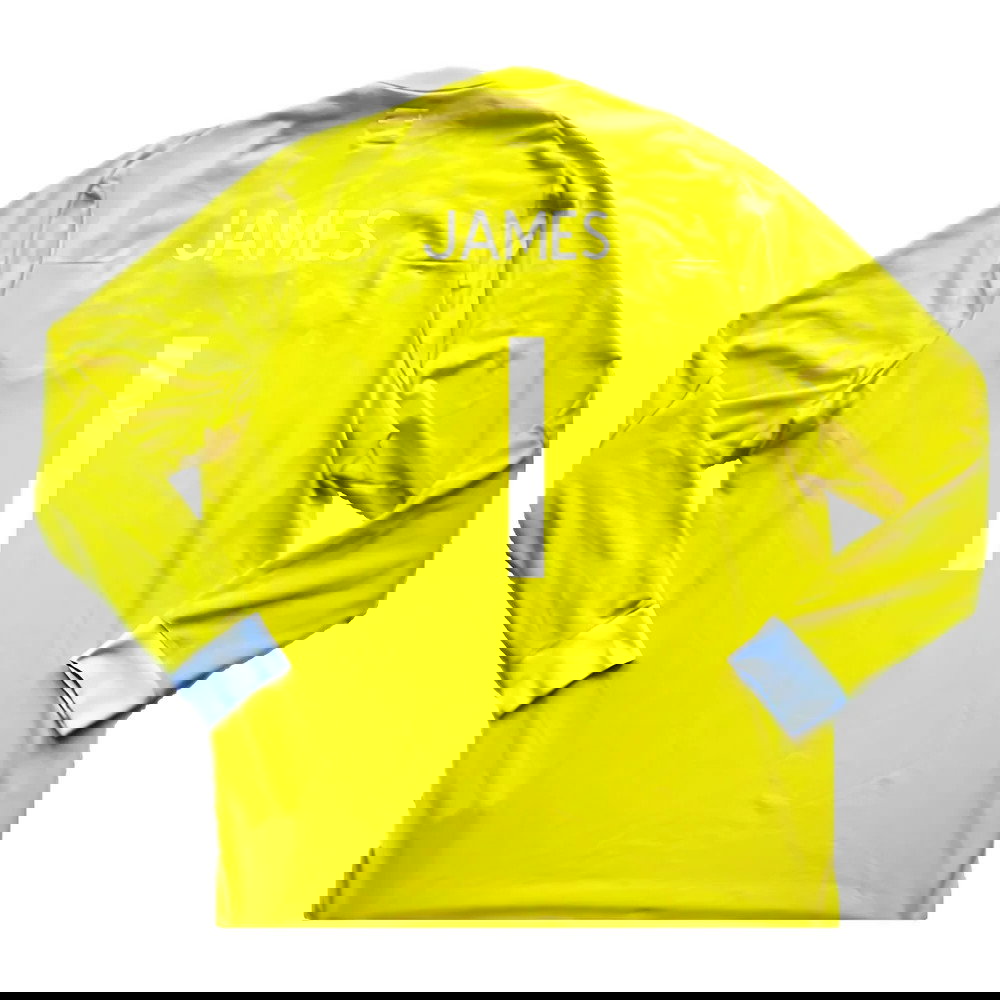 2010-2011 England Goalkeeper LS Shirt (Yellow) (Very Good) (JAMES 1)
